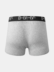 Lockere, atmungsaktive Boxershorts für Herren aus Baumwolle mit mittlerer Taille und elastischem Bund
