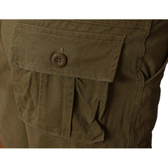 Herren Frühling Sommer Casual Baumwolle Cargo Shorts, Knielang, Größen 30-42, Lockere Passform für Sport & Outdoor-Aktivitäten