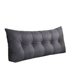 Großes Rückenkissen aus Wildleder – Multifunktionskissen für Bett, Sofa oder Sitzdekoration