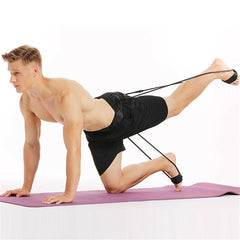 Verstellbares Latex-Widerstandsband für Übungen, Fitness, Yoga, Pilates und Fitnessstudio-Workouts