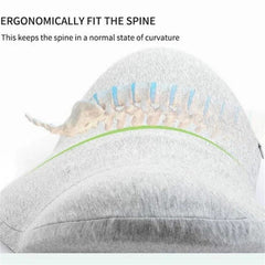 Memory Foam Pillow for Lower Back Pain Relief & Comfortable Sleep