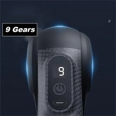 9-Head 9-Gear Professional Massage Gun, Long Standby, Golden Triangle Design