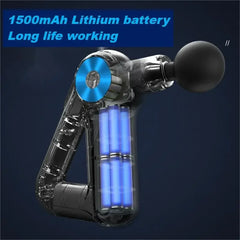 9-Head 9-Gear Professional Massage Gun, Long Standby, Golden Triangle Design