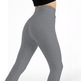 Yogahosen mit hoher Taille in Übergröße – elastische, hüftige Push-Up-Leggings für Damen – Fitnessstudio- und Fitnessbekleidung