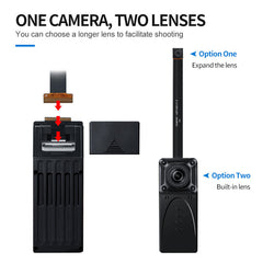 Full HD 1080P Mini-WLAN-IP-Kamera mit Bewegungserkennung, Infrarot-Nachtsicht und 90-Grad-Weitwinkel