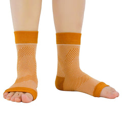 Women's Ankle Brace & Compression Sleeve for Plantar Fasciitis & Achilles Tendonitis - Open Toe Sock