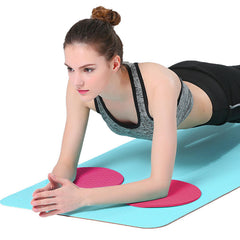 PU-Ellenbogen-Knieschützer – runder Schaumstoff, Sportübungen, Liegestütz-Fitnessschutz, 1 Paar