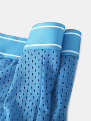 Atmungsaktive Herren-Slips aus Eisseidennetzgewebe – dünne, transparente Unterwäsche mit mittlerer Leibhöhe