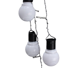 1,5 m lange Lichterkette mit 10 LED-Kugeln, mehrfarbig, Dekoration für Hochzeiten/Partys/Weihnachten