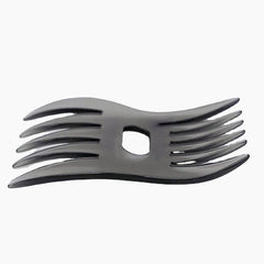 Retro-Kamm mit breiten Zähnen und Haarscheren-Werkzeug für Herren – großer Kamm mit Gabelkopf in Rückenform