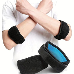 Premium Elbow Brace for Tendonitis & Golfers Elbow - Compression Arm Band for Weightlifting, Fits Up to 165.35LB
