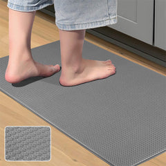 Heavy Duty Waterproof PU Leather Door Mat - Non-slip, Anti-oil Floor Rug for Kitchen, Bathroom, Living Room