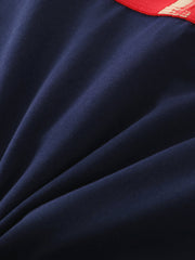 Men's Breathable Cotton Boxers with Letter Waistband and Pouch