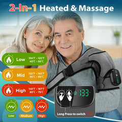 Electric Shoulder Massager with Heat, Vibration, Steam for Arthritis and Muscle Relaxation