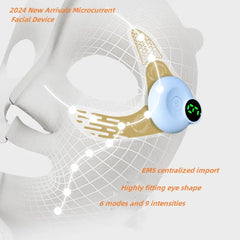 EMS Eye Mask Patch, Facial Massager for Lifting, Fatigue Relief, and Reducing Dark Circles & Eye Bags
