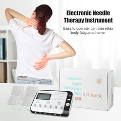 EMS Tens Massager, 6-Output Electroacupuncture Machine for Body and Back Massage