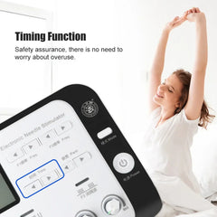 EMS Tens Massager, 6-Output Electroacupuncture Machine for Body and Back Massage