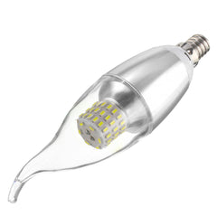7W LED Warm White Glass Candle Bulb, Non-Dimmable, AC 85-265V