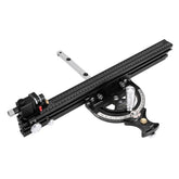 Gehrungsanschlag 0–70 Grad mit 850 mm Anschlag für Tischkreissägen und Oberfräsen zur Holzbearbeitung – präzise Winkeleinstellung