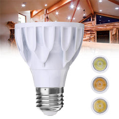 7W Dimmable PAR20 LED Spot Light Bulb, White Shell, AC110V for Home Decoration