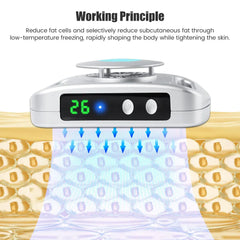 Fat Freezing Machine for Body Slimming, Weight Loss, Anti-Cellulite Cold Therapy Massager