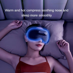 Graphene Heated Eye Mask for Sleeping, Full Shading, Light Blocking, Relaxing Sleep Aid