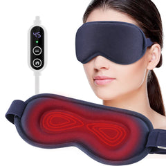 Heated Electric Eye Massager Mask - Wireless, Relieves Strain, Dark Circles, Dry Eyes, Fatigue