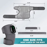 Infrared Light Therapy Knee Brace, 660nm & 850nm, Shoulder Massager, Heating Wrap for Muscle Relaxation