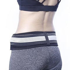 Lumbar Support Back Brace with Pulley System for Lower Back Pain Relief - Large for Men & Women