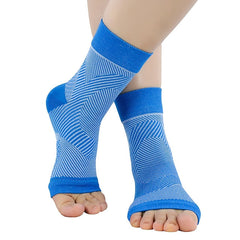 Women's Ankle Brace & Compression Sleeve for Plantar Fasciitis & Achilles Tendonitis - Open Toe Sock
