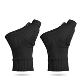 Unisex Compression Wrist Support Gloves for Arthritis & Sports - Fingerless Thumb Sleeve Brace