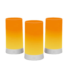 Tischlampe mit Flammeneffekt – wiederaufladbares Nachtlicht über USB für Restaurant, Bar, Schlafzimmer, Wohnzimmer-Dekor