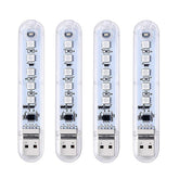 Mini USB 2W RGB LED Camping Night Light for Power Bank, Notebook, Computer - DC5V SMD5050 5 LEDs