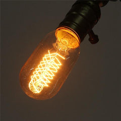 AC220V 40W E27 Vintage Industrielle Edison Wasserrohr Tischlampe, Dimmbare Schreibtischlampe für Home Bar