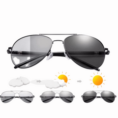 Photochrome polarisierte Tag- und Nacht-Fahrsonnenbrille für das Fahren im Freien