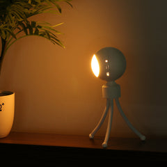 Nachtlicht mit intelligenter akustooptischer Steuerung – 3200 K Farbe, Aufladen über USB, 360 Grad verstellbar, wiederaufladbare Lesetischlampe