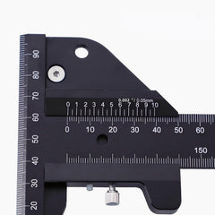 0-150mm Aluminum Alloy Metric Scriber Gauge - Multi-Function Measuring Tool