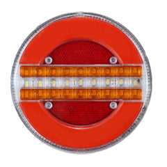 2PCS 24V LED Rear Tail Lights for Truck, Lorry, Van, Caravan, Bus, Camper