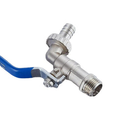 1/2 Zoll Messing-Außenwasserhahn, Gartenhahn – Wasseranschlussadapter für den Heimtank