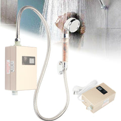 3000W Mini Electric Instant Hot Water Heater with LCD Display for Bathroom and Kitchen Showers
