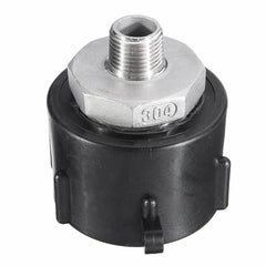 Wassertank-Adapter aus Edelstahl – Außengewinde mit grobem Schnellanschluss für Schlauch, Wasserhahn, Ersatzventil