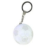 Portable 3D Printed Football Keychain LED Night Lamp - Colorful, Battery Powered, Creative Bag Decor