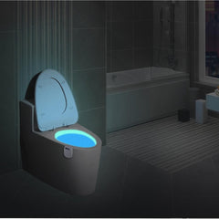 Anion Smart PIR Bewegungssensor LED-Nachtlicht - Farbenfrohe, batteriebetriebene Air Clean Toilettenlampe fürs Badezimmer