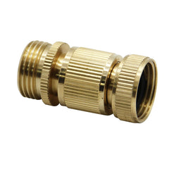 3/4" NPT massives Messing männlich und weiblich Gartenschlauch Schnellkupplung Wasserrohr Armaturen mit Unterlegscheiben
