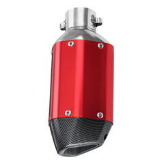 Universal-Auspuffschalldämpfer für Motorräder, kurzer Stahl, abnehmbar, passend für 38–51 mm