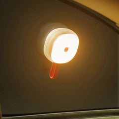 Tragbare Solar-Nachtlicht-Leselampe – wiederaufladbar, magnetisch, kleine Notlaterne für Auto/Zuhause