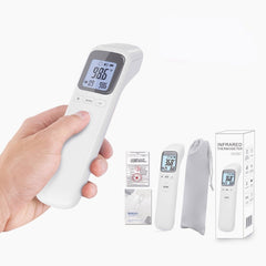 Touchless Forehead Thermometer with LCD Display and Fever Alarm