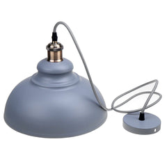Modern Industrial Metal Pendant Lampshade - Ceiling Light Shade for Kitchen, Bar, Table, Chandelier