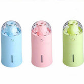 Mini-Luftbefeuchter mit USB-LED-Nachtlampe, 175 ml, mit farbenfroher Projektion und Bühnenlichteffekt