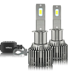 2PCS 90W LED Car Headlight Bulbs, Waterproof, 10000LM, 6500K Brightness